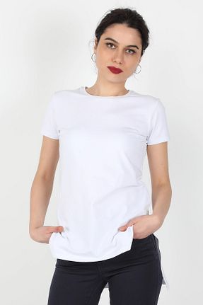 تیشرت سفید زنانه رگولار BALİNS - کد 43408531