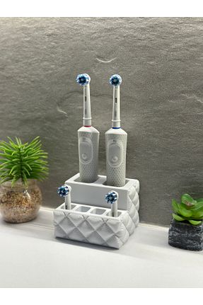 جای مسواک سفید پلاستیک 3D DESİNG MARKET - کد 925698035