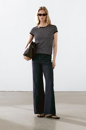 تیشرت قهوه ای زنانه رگولار Massimo Dutti - کد 925698534