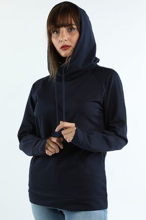 سوئیشرت سرمه ای زنانه ساده BALİNS - کد 51924784