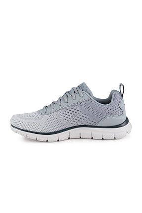 کفش اسنیکر طوسی مردانه بند دار Skechers - کد 803383171