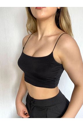 بلوز مشکی زنانه ساده PREJEW - کد 925712718