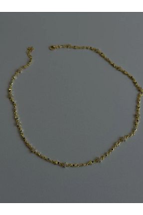 گردنبند نقره زرد زنانه 925 عیار Reorah Collection - کد 925720824