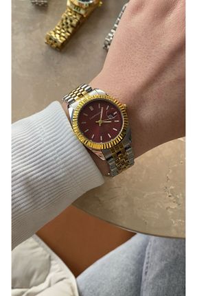 ساعت مچی زرشکی زنانه 31-34 میلی متر SHOPAPERAL - کد 925721005