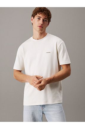 تیشرت سفید مردانه رگولار Calvin Klein - کد 923323356