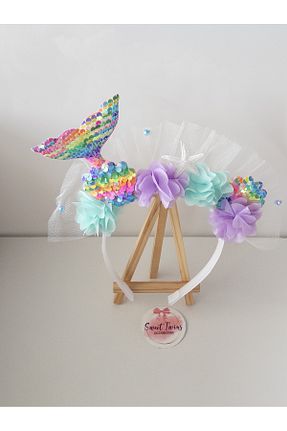 تاج سفید بچه گانه مخلوط پلی استر Sweet twins accessories - کد 925754786