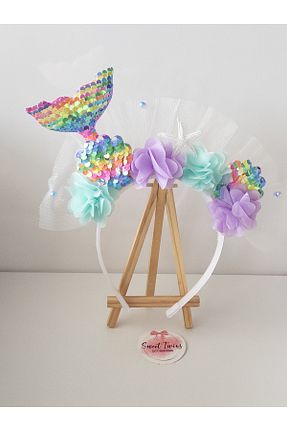 تاج سفید بچه گانه مخلوط پلی استر Sweet twins accessories - کد 925754786