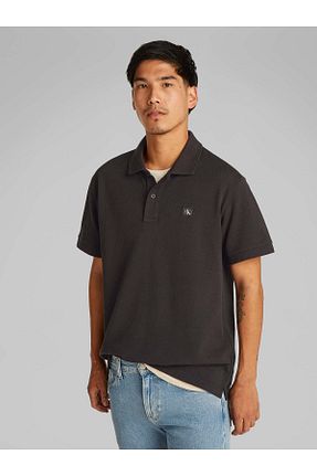 پولوشرت مشکی مردانه پنبه ای Calvin Klein - کد 890504423