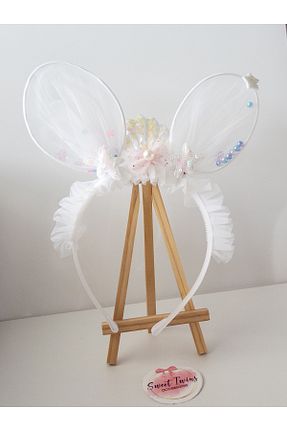 تاج سفید بچه گانه مخلوط پلی استر Sweet twins accessories - کد 925758316