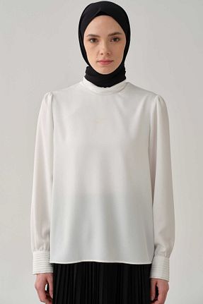 بلوز حجاب نباتی زنانه رگولار Tuğba - کد 925763392