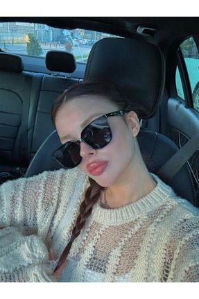 عینک آفتابی مشکی زنانه 52 LOOKUP - کد 925763533