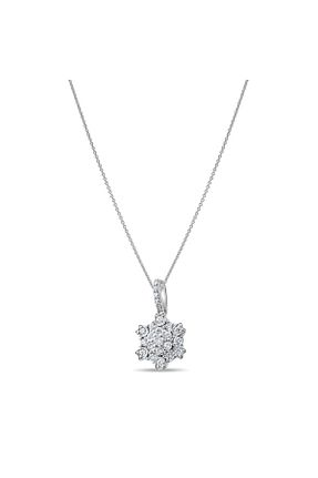 گردنبند الماس سفید SI1 Lial Diamond - کد 925935398