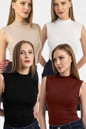 بادی مشکی زنانه یقه ایستاده VODENS - کد 833266495
