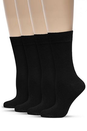 جوراب مشکی زنانه لیکرا BELİNOPLUS - کد 890637363