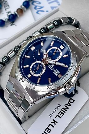 ساعت مچی طوسی مردانه 41-45 میلی متر Daniel Klein - کد 881763437