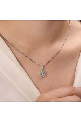 گردنبند الماس سفید SI1 Lial Diamond - کد 925935398