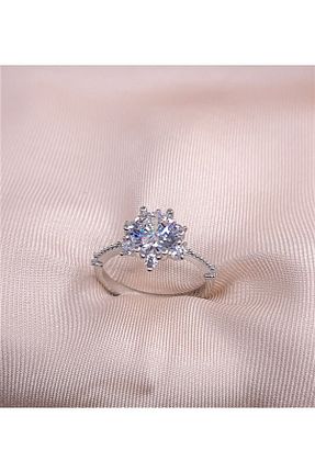 انگشتر نقره زنانه زیرکن vüs jewel - کد 660450547