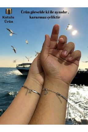 دستبند استیل (فولاد) طوسی استیل ضد زنگ GLANZEND - کد 925818647