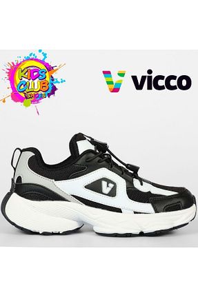 کفش اسنیکر مشکی بچه گانه بند دار Vicco - کد 925735646