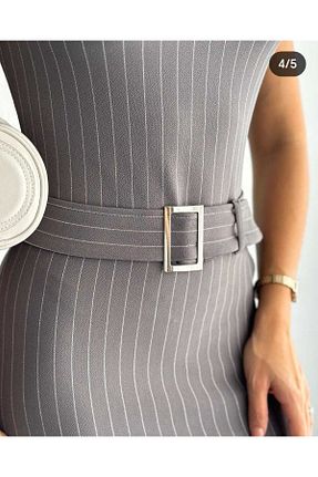 لباس طوسی زنانه جین Butik - کد 905140698