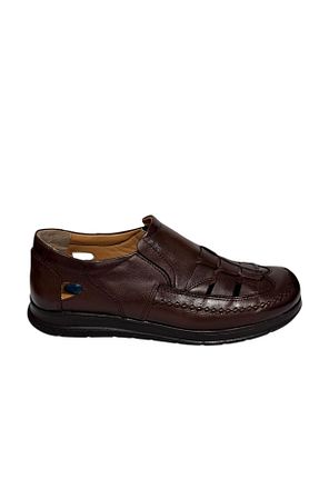 صندل قهوه ای مردانه پاشنه تخت Greyybull Shoes - کد 925847542