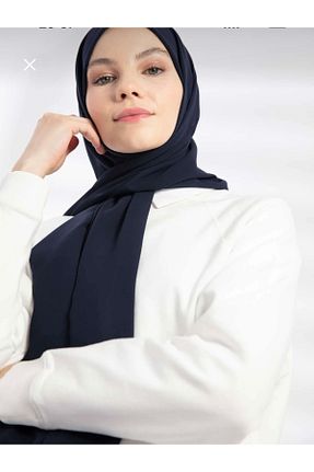 شال سرمه ای زنانه شیفون Muensu - کد 925840237