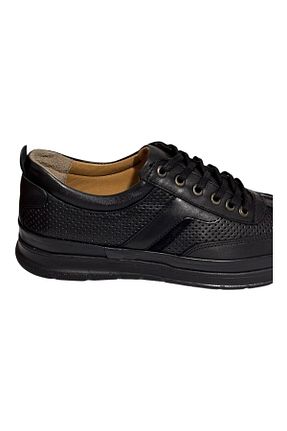 کفش اسنیکر مشکی مردانه چرم اصل Greyybull Shoes - کد 925842660