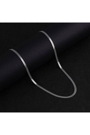 گردنبند استیل ( فولاد ) طوسی زنانه استیل (فولاد) İD ACCESSORİES - کد 904258301