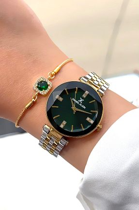 ساعت مچی طلائی زنانه 31-34 میلی متر Daniel Klein - کد 844377263