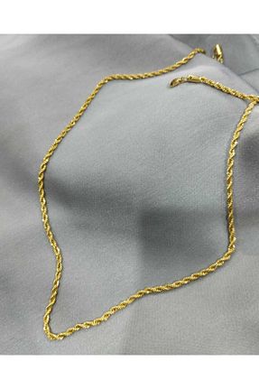 گردنبند استیل ( فولاد ) زرد بچه گانه استیل (فولاد) EFEMSİ - کد 925852166