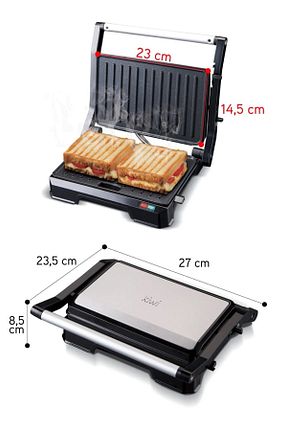 توستر متالیک 700-1000 Watt Kiwi - کد 864673884