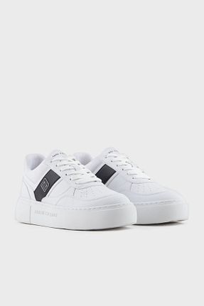 کفش اسنیکر سفید زنانه بند دار Armani Exchange - کد 926005076