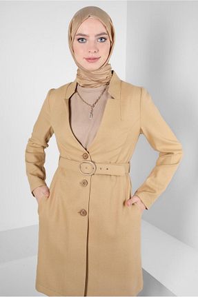 کت حجاب زرد زنانه رگولار Alvina - کد 790043491