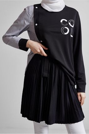 دامن حجاب مشکی زنانه رگولار Alvina - کد 922907229