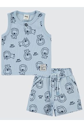 ست نوزادی آبی بچه گانه پنبه ای Civil Baby - کد 925873097