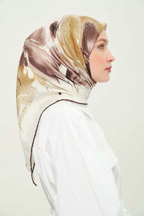 روسری رنگی پلی استر Madame Polo - کد 924360552