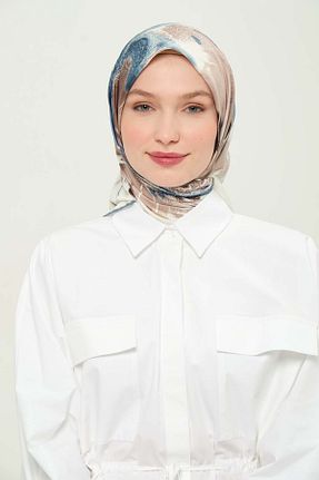 روسری رنگی پلی استر Madame Polo - کد 924363044