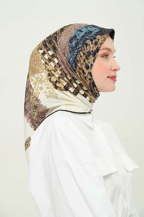روسری رنگی پلی استر Madame Polo - کد 924358855