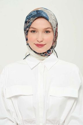 روسری رنگی پلی استر Madame Polo - کد 924355045