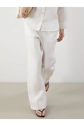 شلوار نباتی زنانه کتان LC Waikiki - کد 925912598