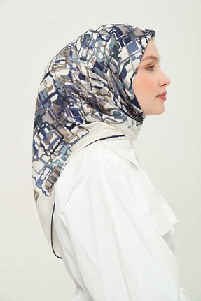 روسری رنگی پلی استر Madame Polo - کد 924331545
