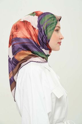 روسری رنگی پلی استر Madame Polo - کد 924333242