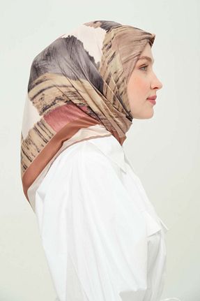 روسری رنگی پلی استر Madame Polo - کد 924332411