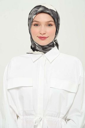 روسری رنگی پلی استر Madame Polo - کد 924333543