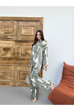 ست بالاتنه و پائین تنه سبز زنانه بافتنی Miasista - کد 925922965