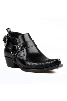 کفش کلاسیک مشکی مردانه چرم خالص FootCourt - کد 55859953