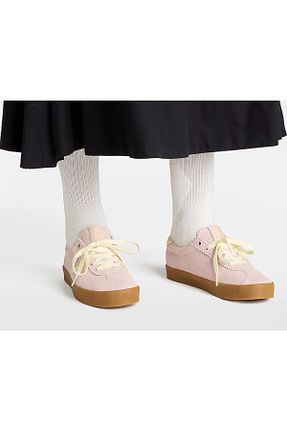 کفش اسنیکر صورتی زنانه بند دار Vans - کد 925937672