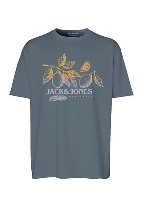 تیشرت طوسی بچه گانه یقه دوچرخه Jack & Jones - کد 925936994