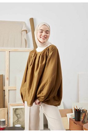 شال بژ زنانه پلی استر Fresh - کد 762664153