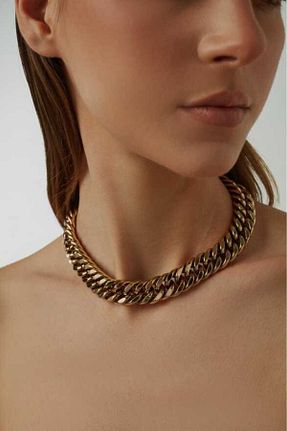 گردنبند جواهر طلائی زنانه روکش طلا Mon Reve - کد 783260621